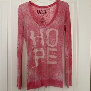 Peace Generation top. Lightweight with good stretch. good condition.
